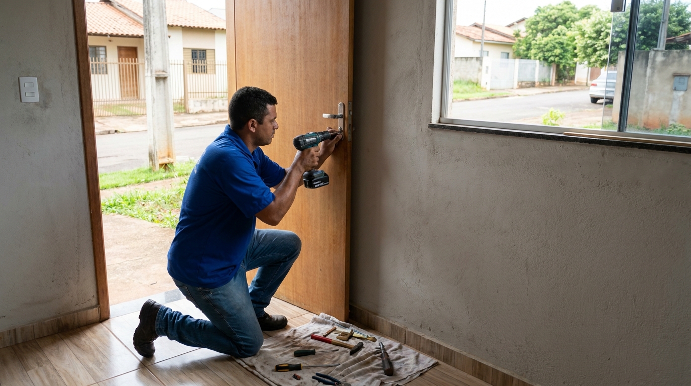 Instalação de Fechadura de Porta em Jundiaí‑SP